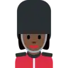 Woman Guard: Dark Skin Tone Emoji 💂🏿‍♀️ image - Twitter / X (Twemoji) style