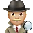 Man Detective: Medium-Light Skin Tone