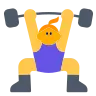 Woman Lifting Weights Emoji 🏋️‍♀️ image - Tossface style