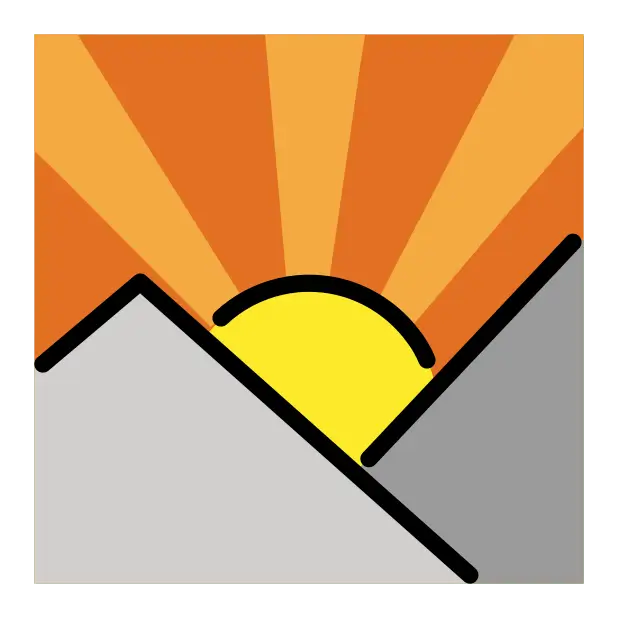 山上日出