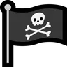 Pirate Flag Emoji 🏴‍☠️ image - Microsoft Windows 10 Segoe UI Emoji style