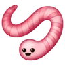 Worm Emoji 🪱 image - Samsung style