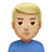 Man Pouting: Medium-Light Skin Tone