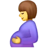 Pregnant Woman Emoji 🤰 image - Samsung style