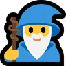Man Mage Emoji 🧙‍♂️ image - Microsoft Windows 10 Segoe UI Emoji style