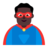 Man Superhero: Dark Skin Tone