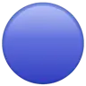 大きな青い丸 Emoji 🔵 image - WhatsApp style