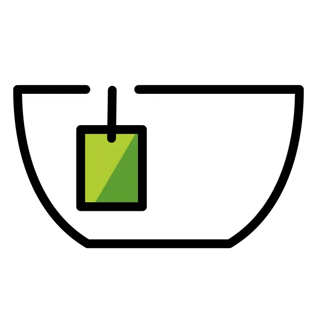 Taza de té sin mango