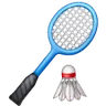 Raquete De Badminton E Peteca Emoji 🏸 image - Samsung style