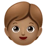 Child: Medium Skin Tone Emoji 🧒🏽 image - Huawei Harmony OS style