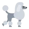 पूडल Emoji 🐩 image - Tossface style