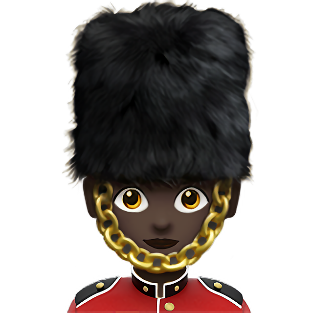 Woman Guard: Dark Skin Tone