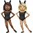Women With Bunny Ears: Medium-Dark Skin Tone, Medium-Light Skin Tone