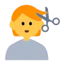 Corte de pelo Emoji 💇 image - Tossface style