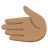 Leftwards Hand: Medium Skin Tone