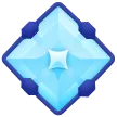 Forma de diamante com um ponto dentro