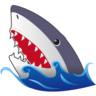 Эмодзи Акула 🦈 image - Emojidex style