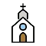 Church Emoji ⛪ image - OpenMoji style