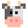 Emoji Faccia di mucca 🐮 image - SerenityOS style