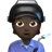 Factory Worker: Dark Skin Tone