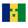 Flag: St. Vincent & Grenadines Emoji 🇻🇨 image - SerenityOS style