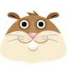 仓鼠脸 Emoji 🐹 image - Skype style
