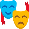 Sztuki widowiskowe Emoji 🎭 image - Skype style