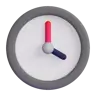 Saat yüzü dört oclock Emoji 🕓 image - Microsoft 3D Fluent style