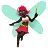 Woman Fairy: Dark Skin Tone