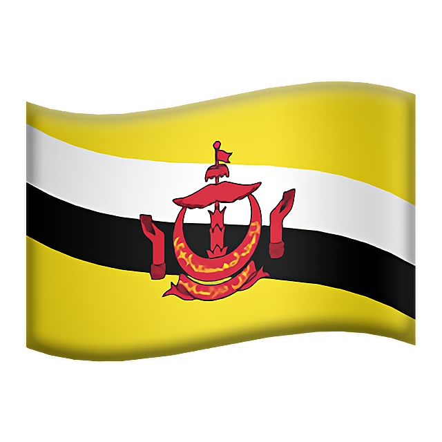 Flag: Brunei