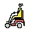 Woman In Motorized Wheelchair