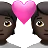 Couple With Heart: Dark Skin Tone