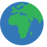 Globo Terrestre Europa-África Emoji 🌍 image - Skype style