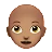 Woman: Medium Skin Tone, Bald