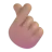 Hand With Index Finger And Thumb Crossed: Medium Skin Tone