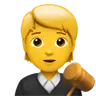 Judge Emoji 🧑‍⚖️ image - Apple style