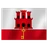Flag: Gibraltar
