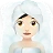 Woman In Steamy Room: Light Skin Tone