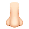 Nose: Light Skin Tone Emoji 👃🏻 image - Huawei Harmony OS style
