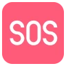 Эмодзи В квадрате sos 🆘 image - EmojiTwo style