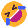 Śmiejąc się na podłodze Emoji 🤣 image - Microsoft Classic 2D style