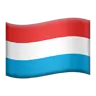 Flag: Luxembourg Emoji 🇱🇺 image - Apple style