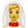 Noiva com véu Emoji 👰 image - Huawei Harmony OS style