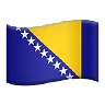 Flag: Bosnia & Herzegovina Emoji 🇧🇦 image - Apple style
