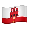 Flag: Gibraltar Emoji 🇬🇮 image - Apple style