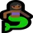 Merperson: Medium-Dark Skin Tone