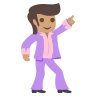 Man Dancing: Medium Skin Tone Emoji 🕺🏽 image - EmojiTwo style