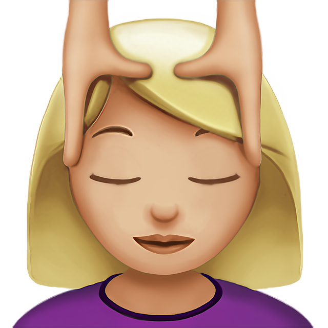 Woman Getting Massage: Medium-Light Skin Tone