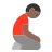 Man Kneeling: Medium-Dark Skin Tone