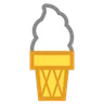 Soft Ice Cream Emoji 🍦 image - HTC (2015-2016) style